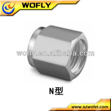 Acessórios de aço inoxidável npt ferrule nut